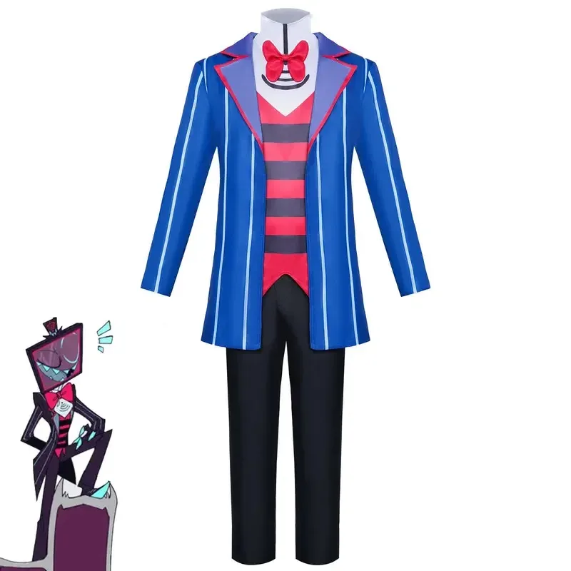 Vox Cosplay Hazbin Uniform Costume Men's Suit Halloween Costumes
Vox Cosplay Hazbin Uniform Costume Men's Suit Halloween Costumes