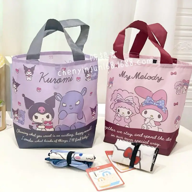 Sanrio Hellokitty Mymelody Kuromi Cute Lunch Box Bag Environmental Protection Bag Go Out Portable Storage Bag Shopping Bag
Sanrio Hellokitty Mymelody Kuromi Cute Lunch Box Bag Environmental Protection Bag Go Out Portable Storage Bag Shopping Bag