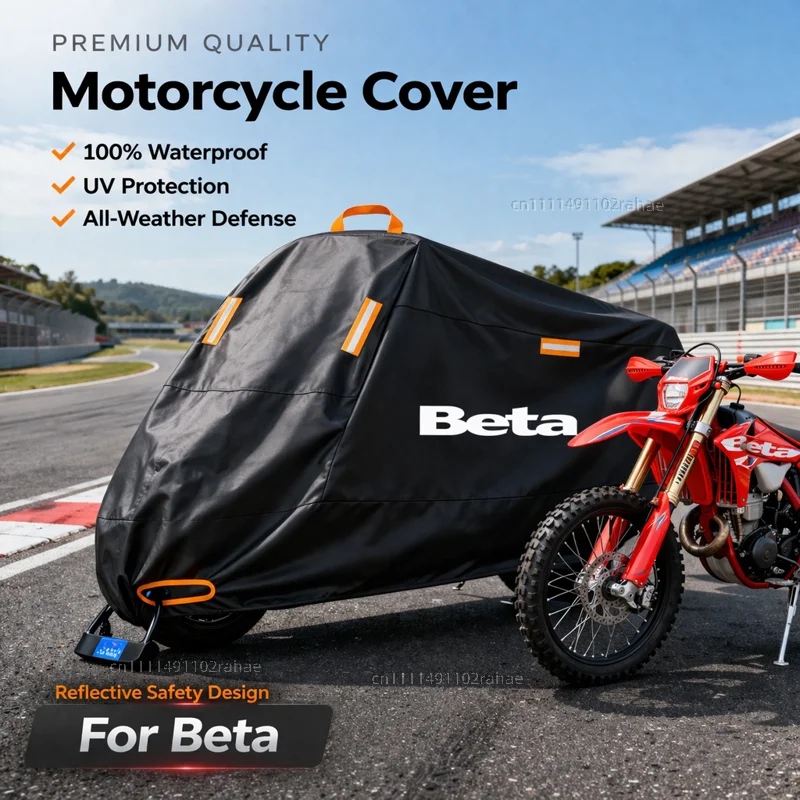 Чехол для мотоцикла Beta 250 300 80 125 2T, водонепроницаемый, утолщенный, из полиэстера, с защитой от УФ-излучения, дождя, пыли и солнца, всепогодный чехол
Чехол для мотоцикла Beta 250 300 80 125 2T, водонепроницаемый, утолщенный, из полиэстера, с защитой от УФ-излучения, дождя, пыли и солнца, всепогодный чехол