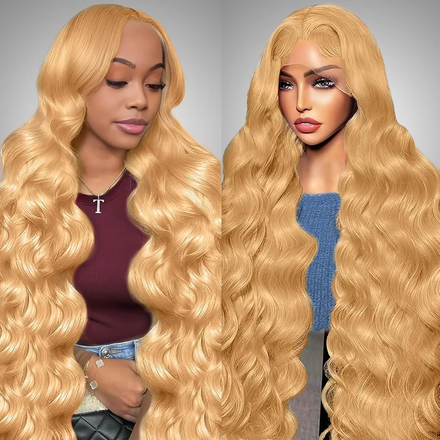 27 Honey Blonde Human Hair Wigs 13X6 Hd Lace Frontal Wig Body Wave Lace Front Wigs For Black Women Brazilian Summer Wigs 30 Inch
27 Honey Blonde Human Hair Wigs 13X6 Hd Lace Frontal Wig Body Wave Lace Front Wigs For Black Women Brazilian Summer Wigs 30 Inch