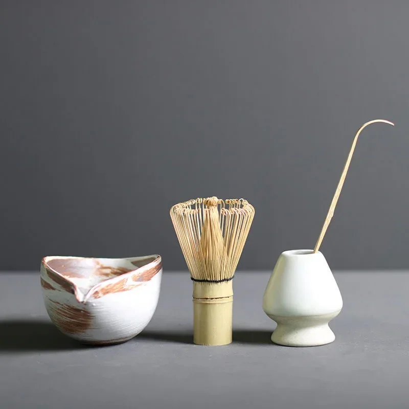 Traditional Indoor Handmade Tea-making Tools Birthday Giftset 4/5pcs/set Matcha Tea Set Bamboo Whisk Scoop Ceramic Matcha Bowl
Traditional Indoor Handmade Tea-making Tools Birthday Giftset 4/5pcs/set Matcha Tea Set Bamboo Whisk Scoop Ceramic Matcha Bowl