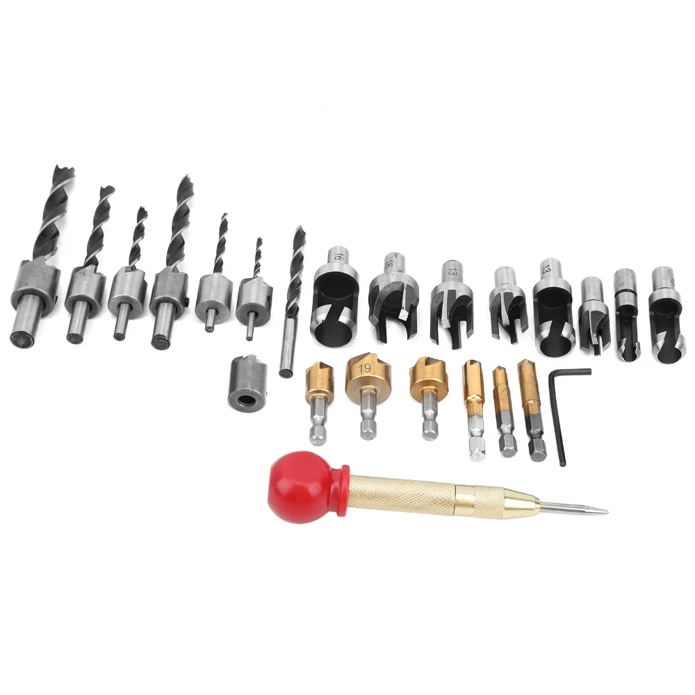23PCS 1/4" Hex Shank Countersink Drill Bit 90 Degree Angle 5 Flute Design Chamfer Drill Bit Three Pointed Tip
23PCS 1/4" Hex Shank Countersink Drill Bit 90 Degree Angle 5 Flute Design Chamfer Drill Bit Three Pointed Tip
