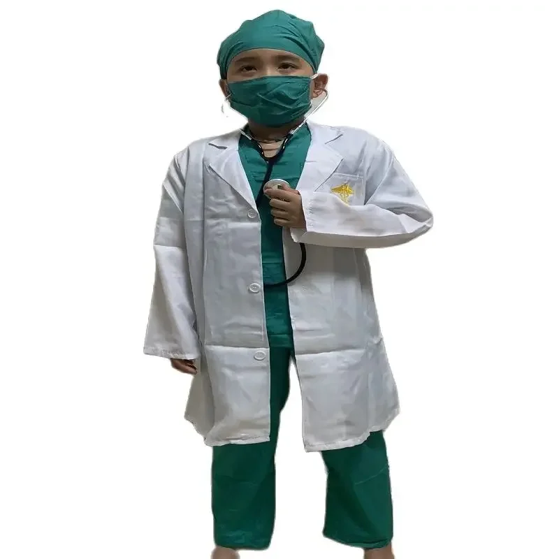 Children Surgical Uniform Kids Doctor's clothes Shirt Pants Coat Suit Kids Doctor Cosplay Halloween Costumes Party Birthday Gift
Children Surgical Uniform Kids Doctor's clothes Shirt Pants Coat Suit Kids Doctor Cosplay Halloween Costumes Party Birthday Gift