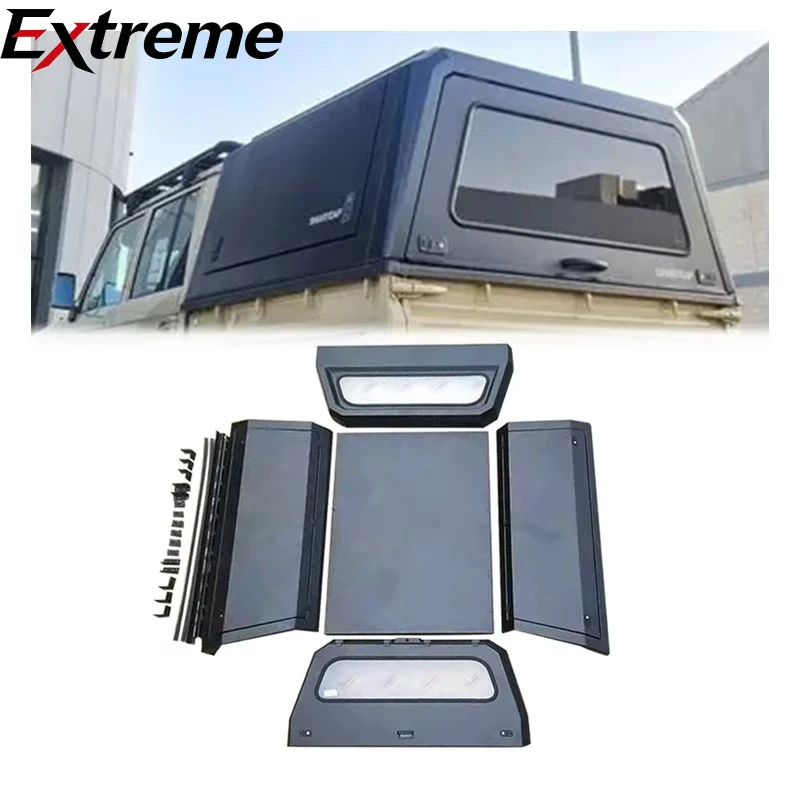 Maictop Hot Sales Waterproof Manganese Steel or Aluminum Alloy Hardtop Canopy for Toyota Land Cruiser 70 Series Pickup LC79
Maictop Hot Sales Waterproof Manganese Steel or Aluminum Alloy Hardtop Canopy for Toyota Land Cruiser 70 Series Pickup LC79