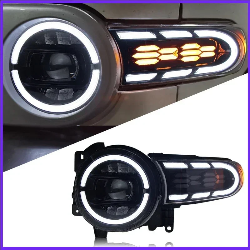 Car LED Headlight Light Assemblies For Toyota FJ Cruiser 2007-2023 Auto Fog DRL Brake Turn Signal Lamp Plug and Play
Car LED Headlight Light Assemblies For Toyota FJ Cruiser 2007-2023 Auto Fog DRL Brake Turn Signal Lamp Plug and Play