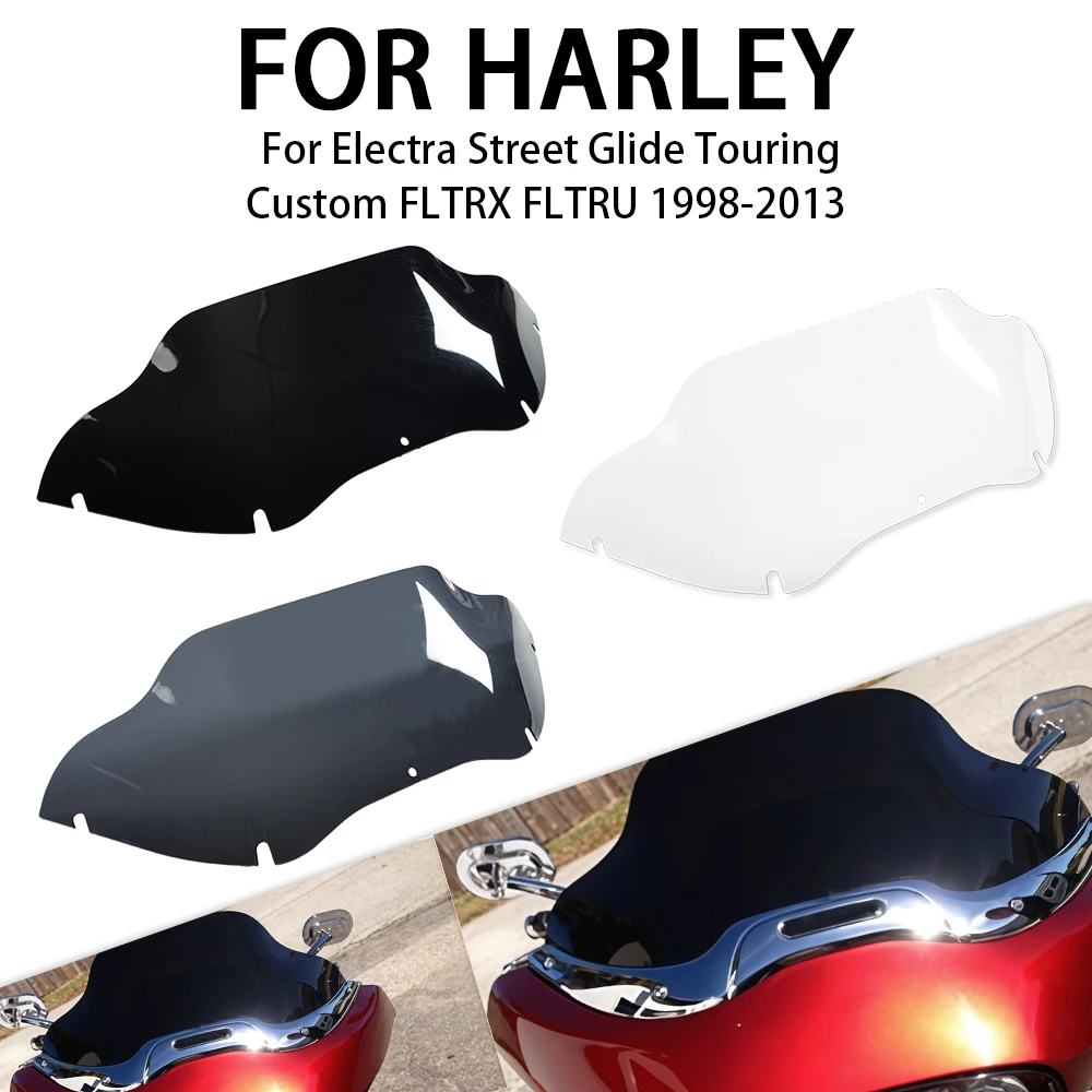 9" Motorcycle Wave Windshield For Harley Road Glide FLTR FLTRX Windshield Trim 1998 - 2013 Fairing Deflector Cover Accessories
9" Motorcycle Wave Windshield For Harley Road Glide FLTR FLTRX Windshield Trim 1998 - 2013 Fairing Deflector Cover Accessories