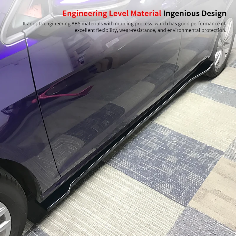 Car Side Skirts Extensions Bumper Door Lip Splitters Winglet New Adjustable Scratch Protector For Golf MK 7 7.5 2014-2019
Car Side Skirts Extensions Bumper Door Lip Splitters Winglet New Adjustable Scratch Protector For Golf MK 7 7.5 2014-2019