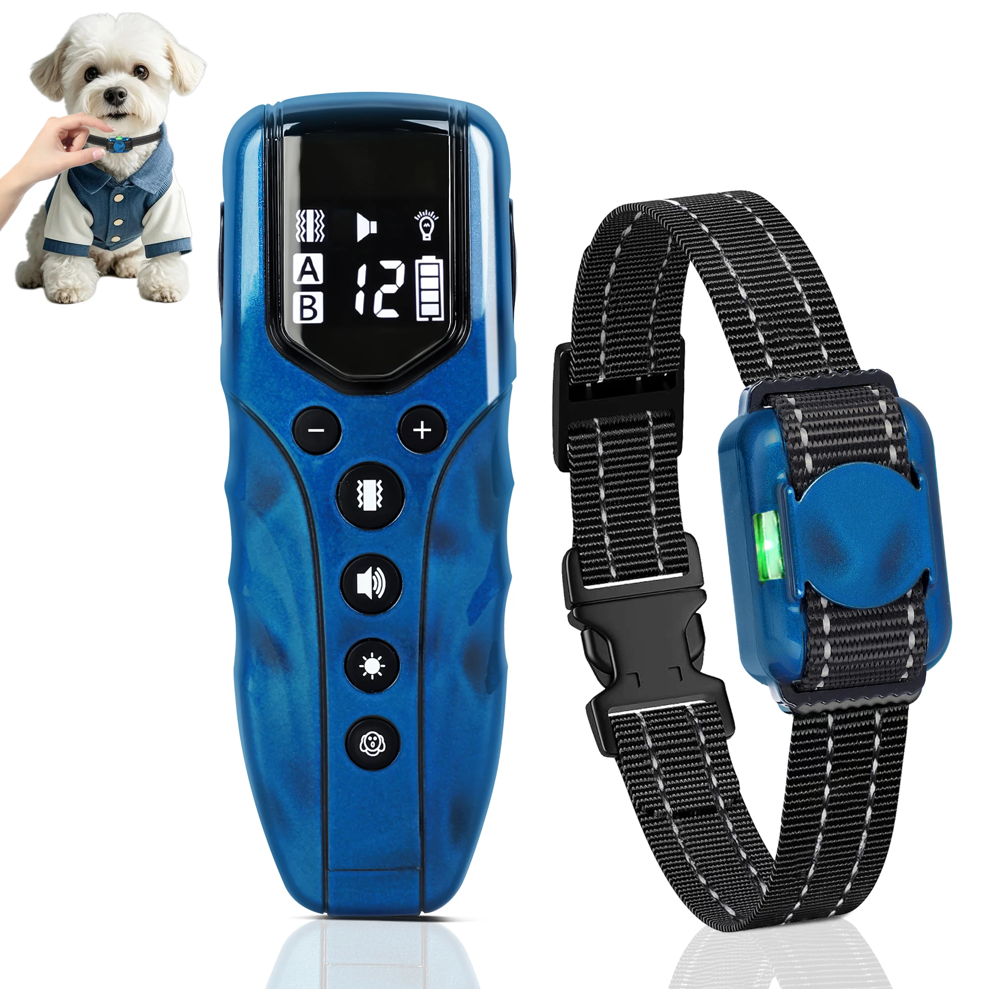 Dog Training Collar, No Shock Vibrating Dog Collar - Rechargeable Waterproof 2000FT Training Collars with Remote,Dual-channel
Dog Training Collar, No Shock Vibrating Dog Collar - Rechargeable Waterproof 2000FT Training Collars with Remote,Dual-channel