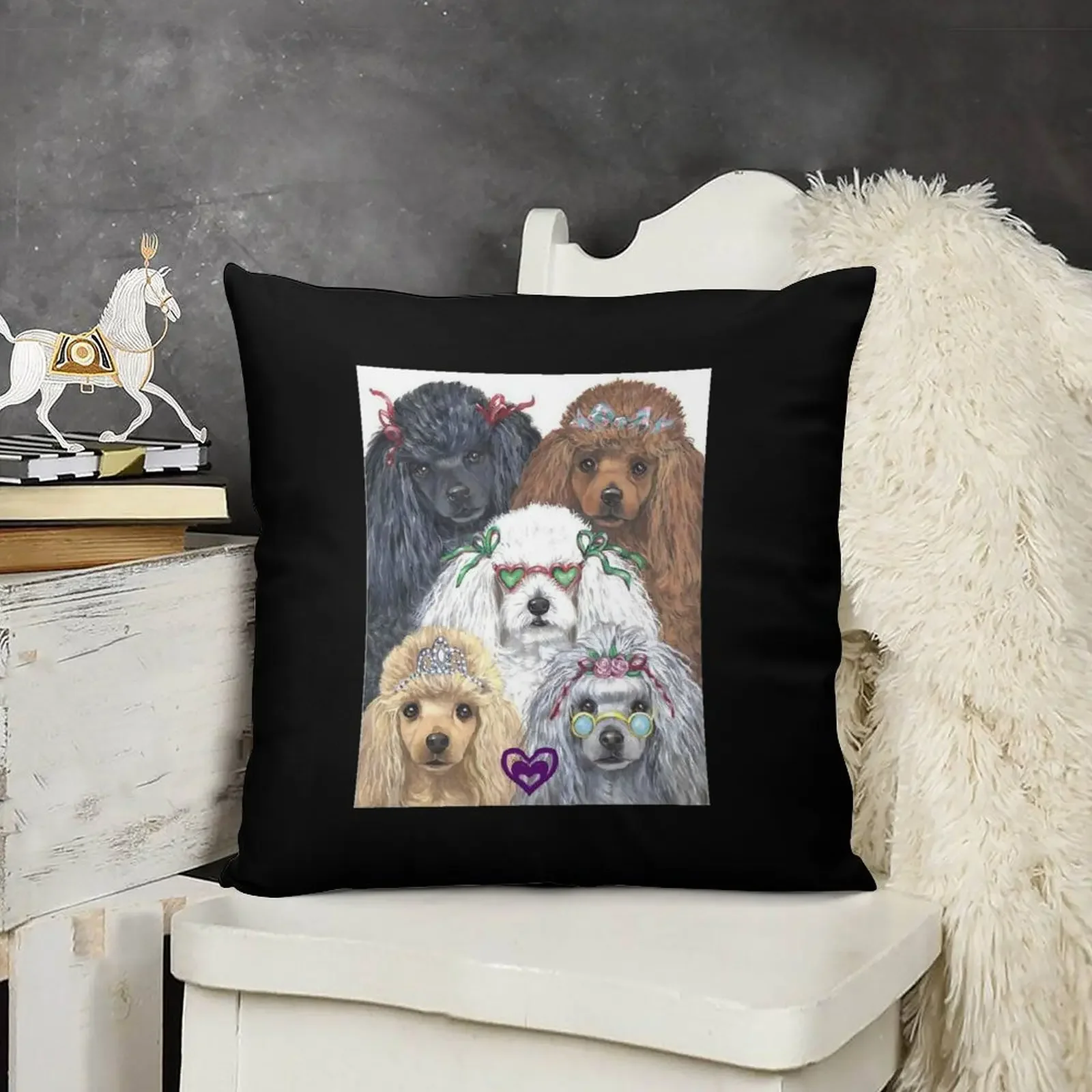 Poodle fhasion glasses cute pet dog dogs pets puppy art caniche pop art Throw Pillow Decorative pillow case New year pillow
Poodle fhasion glasses cute pet dog dogs pets puppy art caniche pop art Throw Pillow Decorative pillow case New year pillow