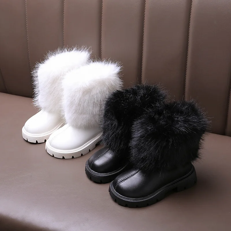 Girls Winter PU Leather Short Boots Childrens Soft Soled Watertight Shoes Princess Boots Womans Side Zippers Antiskid Kids Shoes
Girls Winter PU Leather Short Boots Childrens Soft Soled Watertight Shoes Princess Boots Womans Side Zippers Antiskid Kids Shoes