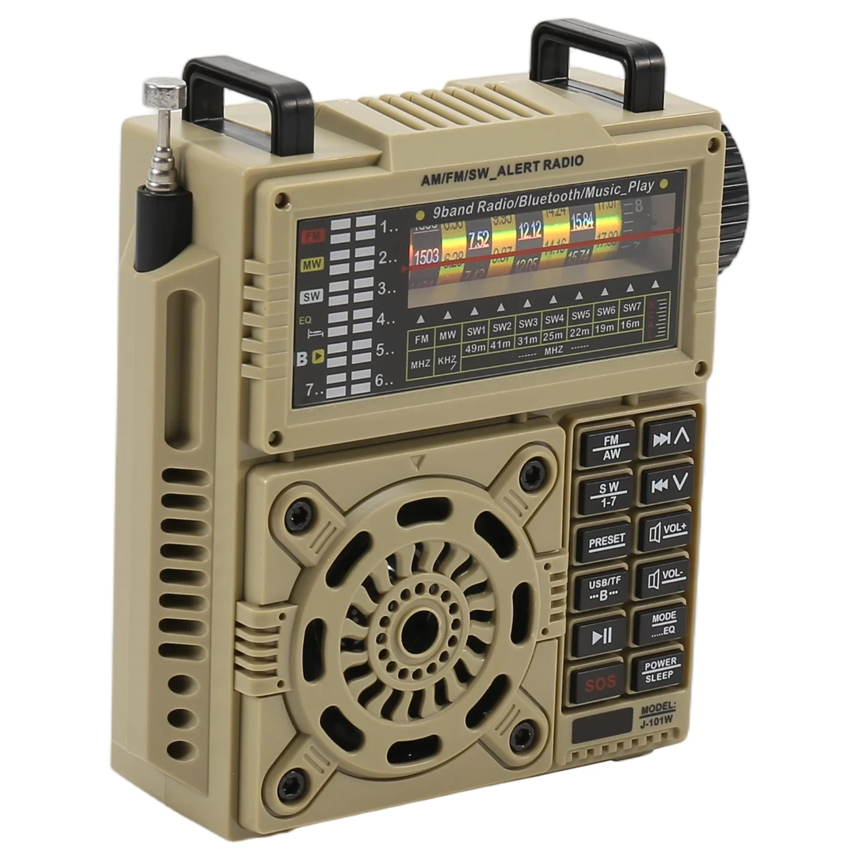 FEDI-Full-Band Radio Portable AM/FM/SW FM Radio Receiver Ham Radio Emergency Amateur Shortwave Radio SOS Alert
FEDI-Full-Band Radio Portable AM/FM/SW FM Radio Receiver Ham Radio Emergency Amateur Shortwave Radio SOS Alert