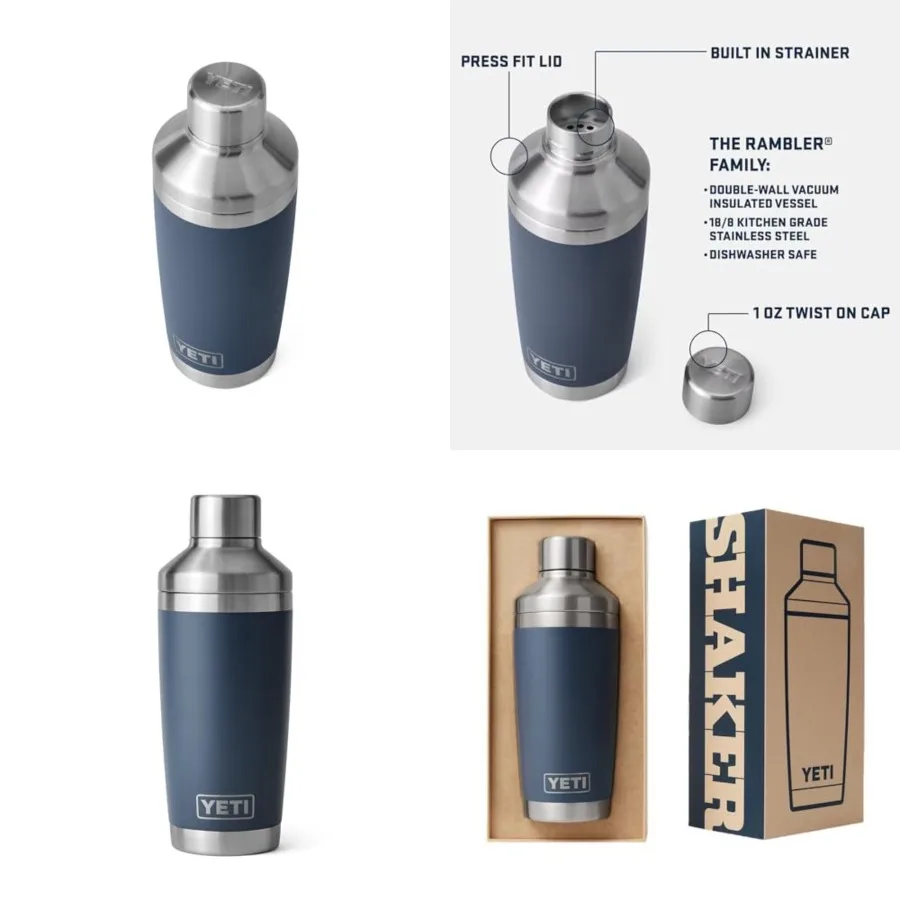 Rambler 20 oz Cocktail Shaker, Stainless Steel, Vacuum Insulated
Rambler 20 oz Cocktail Shaker, Stainless Steel, Vacuum Insulated