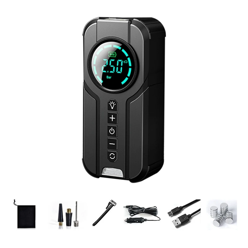 Mini Multifunctional Tire Inflator Car Compressor Wireless Portable Tire Pump Car Tyre Inflator
Mini Multifunctional Tire Inflator Car Compressor Wireless Portable Tire Pump Car Tyre Inflator