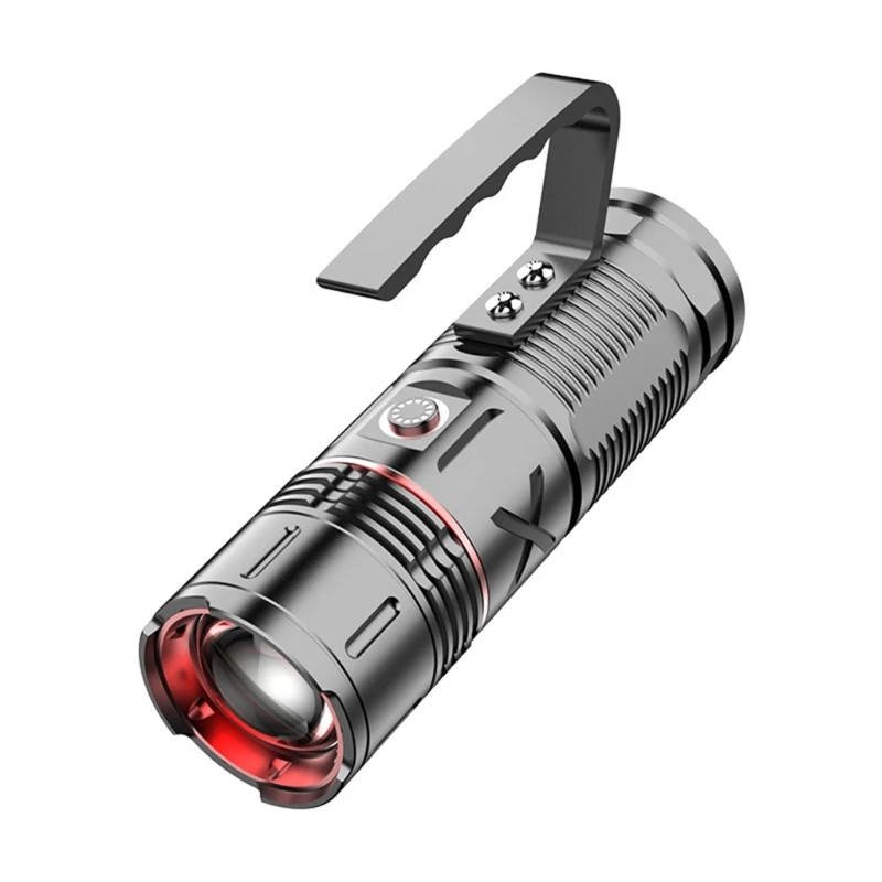 Rechargeable Double Light Flashlight with White Color Lamp Telescopic Enlarge Type C Handheld Torch for Camping 152Mm F19E
Rechargeable Double Light Flashlight with White Color Lamp Telescopic Enlarge Type C Handheld Torch for Camping 152Mm F19E