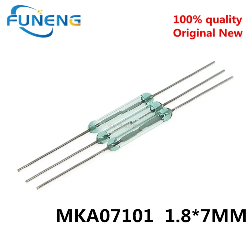 MKA07101 1.8 * 7 mm reed pipe type normally open green silver foot Reed switch Normally Open Magnetic switch For RMCIP JSC
MKA07101 1.8 * 7 mm reed pipe type normally open green silver foot Reed switch Normally Open Magnetic switch For RMCIP JSC