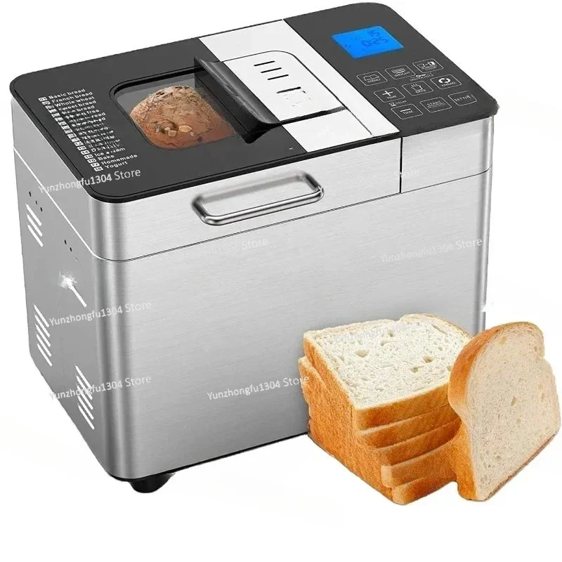 Stainless Steel Home Used Bread Maker with Ice Cream Maker Function & Nut Dispenser
Stainless Steel Home Used Bread Maker with Ice Cream Maker Function & Nut Dispenser