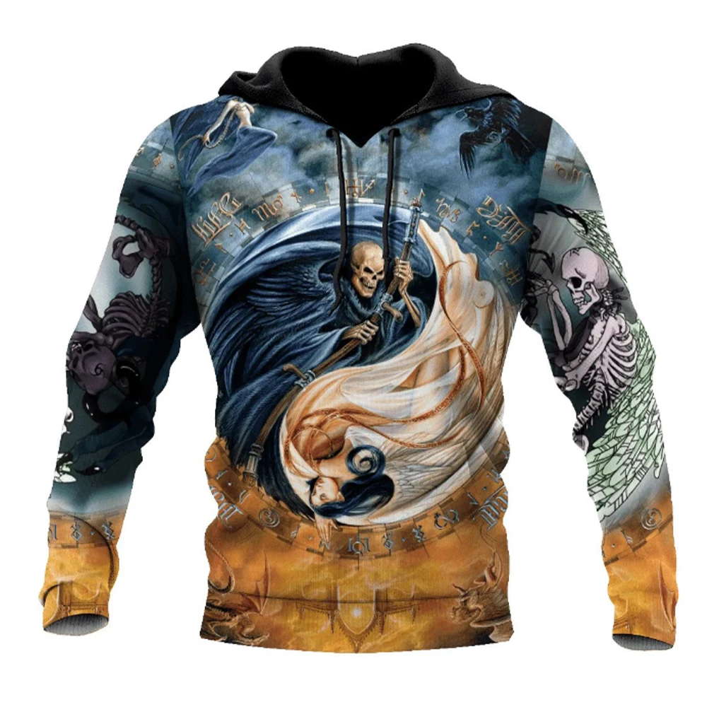 Funny 3D Skull Printed Men's Hoodies Autumn Winter New in Sweatshirts Hip Hop Trend Streetwear Casual Loose Pullover Fashion Top
Funny 3D Skull Printed Men's Hoodies Autumn Winter New in Sweatshirts Hip Hop Trend Streetwear Casual Loose Pullover Fashion Top