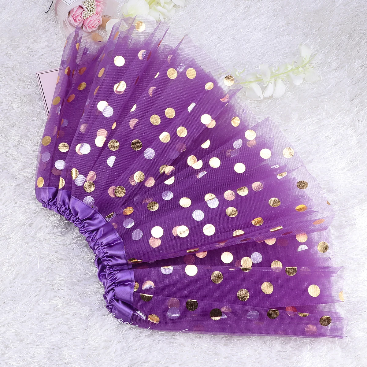 Bronzed Sequin Skirt for Girls Purple Layered Tulle Skirts Elastic Sequin Skirt For Girls Waist Daily Party Dress
Bronzed Sequin Skirt for Girls Purple Layered Tulle Skirts Elastic Sequin Skirt For Girls Waist Daily Party Dress