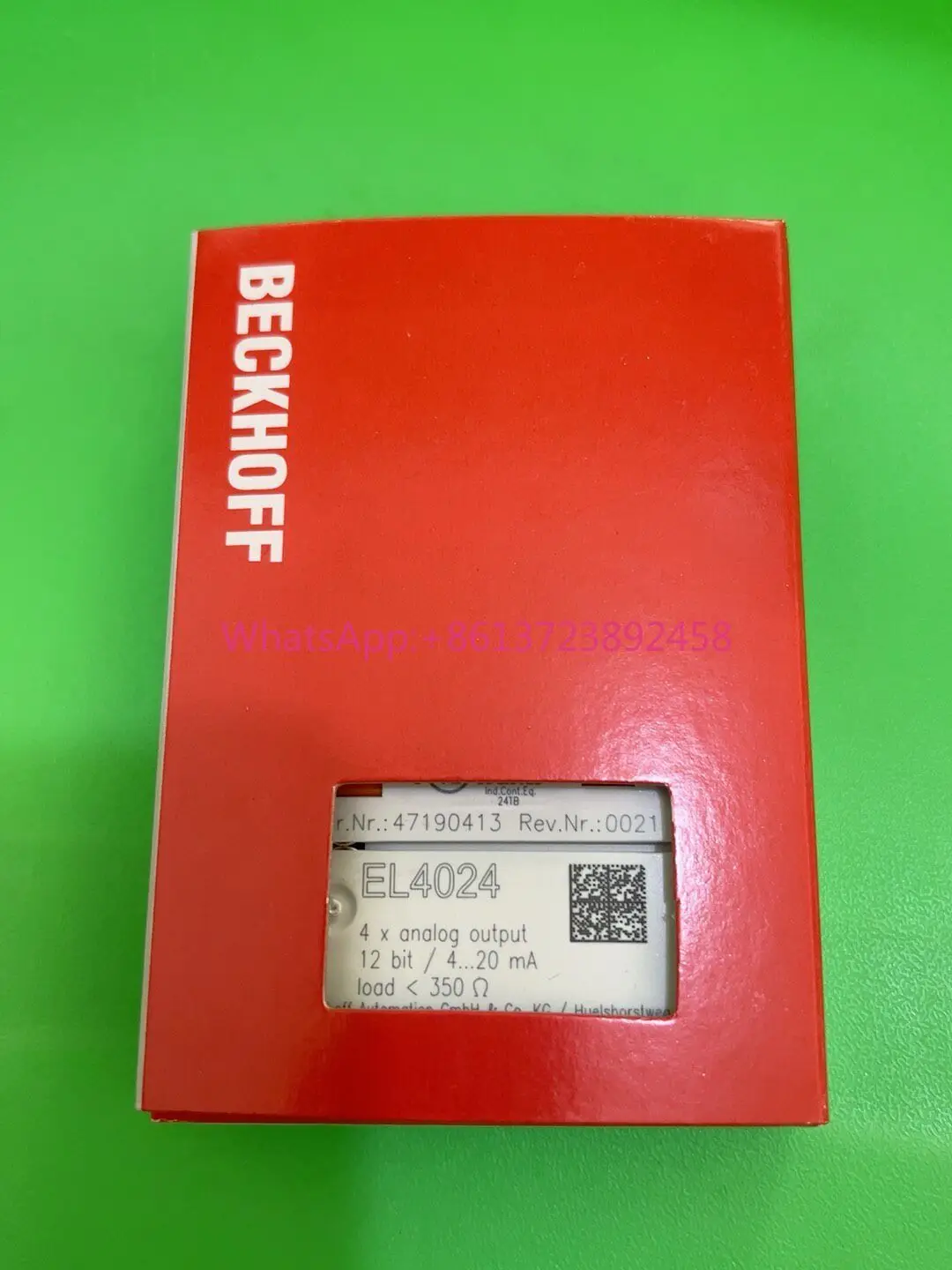 Beckhoff module EL4024 high quality
Beckhoff module EL4024 high quality