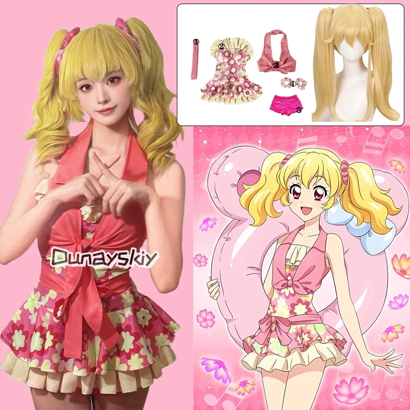 Anime Hoshimiya Ichigo Aikatsu!Cospaly 코스프레 Lovely Flowers Halterneck One-Piece Swimsuit Hoshimiya Ichigo Role-playing Suit
Anime Hoshimiya Ichigo Aikatsu!Cospaly 코스프레 Lovely Flowers Halterneck One-Piece Swimsuit Hoshimiya Ichigo Role-playing Suit