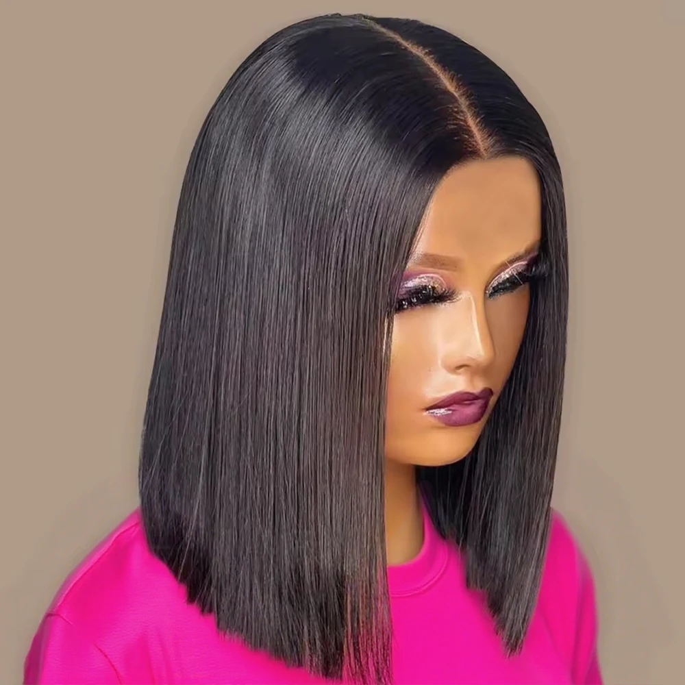 250 Density Glueless Human Hair Hd Lace Frontal Wig Bone Straight Natural Black 13x4 13x6 Bob Wig Lace Front Human Hair Wigs
250 Density Glueless Human Hair Hd Lace Frontal Wig Bone Straight Natural Black 13x4 13x6 Bob Wig Lace Front Human Hair Wigs
