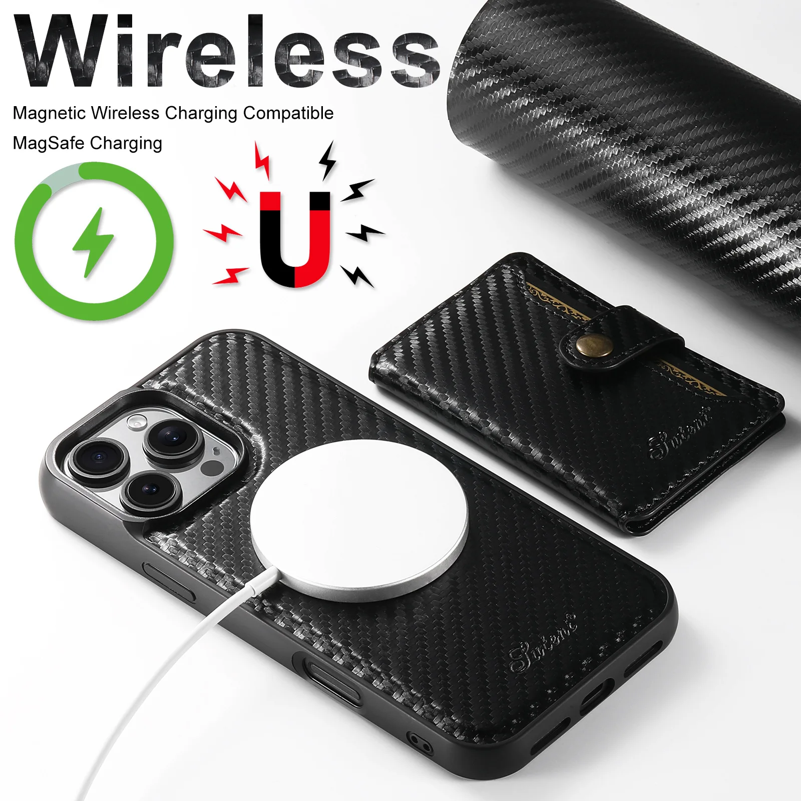 Магнитный чехол MagSafe с беспроводной зарядкой для iPhone 17, Pro Max 14, 12, 13, 15, 16 Pro Max Plus, кожаный чехол-держатель для карт-бумажника
Магнитный чехол MagSafe с беспроводной зарядкой для iPhone 17, Pro Max 14, 12, 13, 15, 16 Pro Max Plus, кожаный чехол-держатель для карт-бумажника