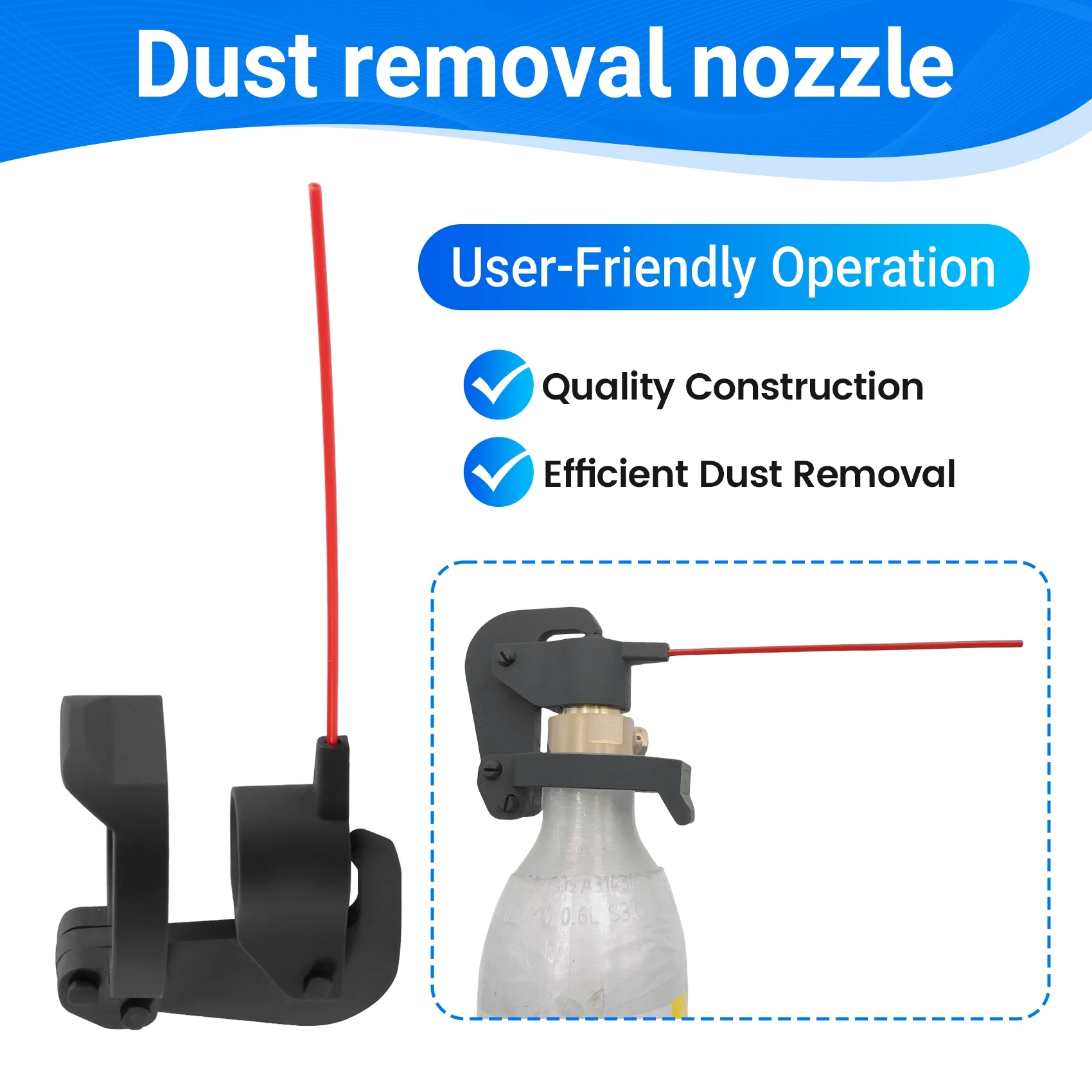 Premium-Sodastream CO2 Dust Removal Nozzle Simple Air Dust Collector Accessory Compatible With Tr21-4 Threaded Connector
Premium-Sodastream CO2 Dust Removal Nozzle Simple Air Dust Collector Accessory Compatible With Tr21-4 Threaded Connector