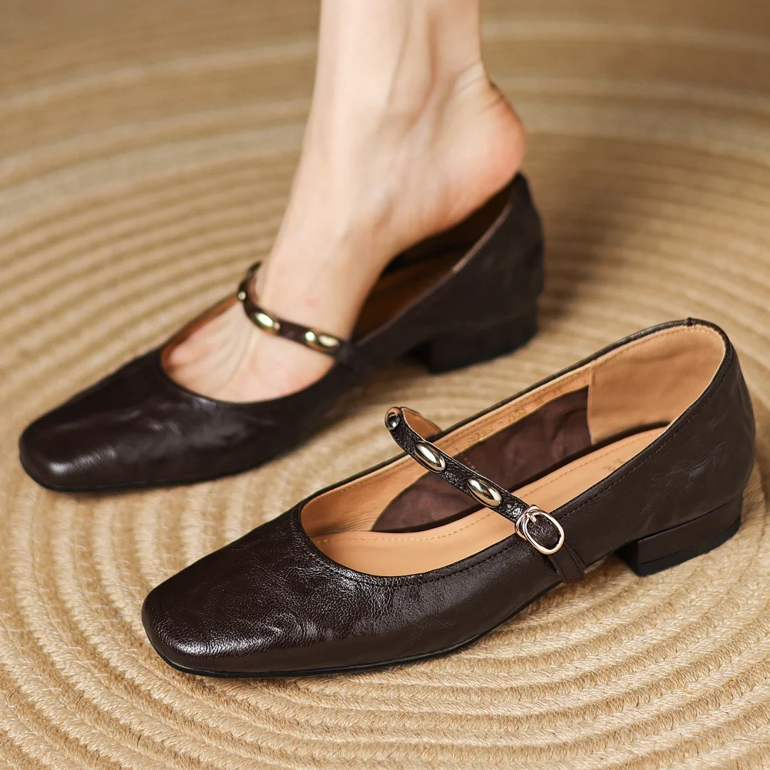 danxuefei 2025 spring new size 33-40 women's sheepskin square toe slip-on Mary Jane flats elegant ladies slim daily dress shoes
danxuefei 2025 spring new size 33-40 women's sheepskin square toe slip-on Mary Jane flats elegant ladies slim daily dress shoes