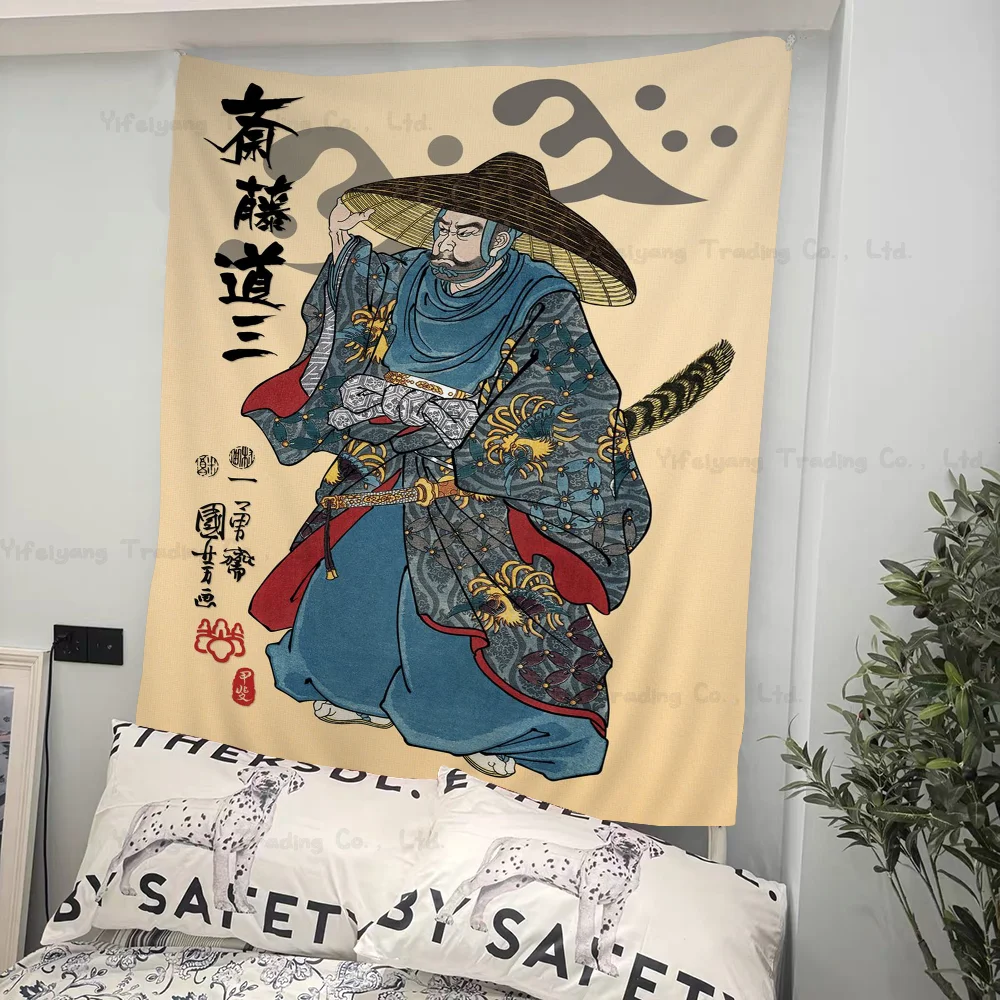 Japanese Samurai Ukiyoe Hippie Wall Hanging Tapestries Art Science Fiction Room Home Decor Kawaii Room Decor
Japanese Samurai Ukiyoe Hippie Wall Hanging Tapestries Art Science Fiction Room Home Decor Kawaii Room Decor