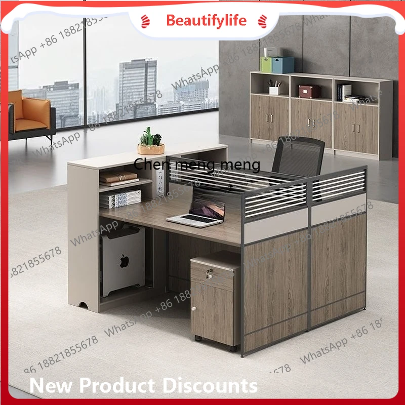 Office desk and chair combination office is simple, double and quadruple screen card space H
Office desk and chair combination office is simple, double and quadruple screen card space H