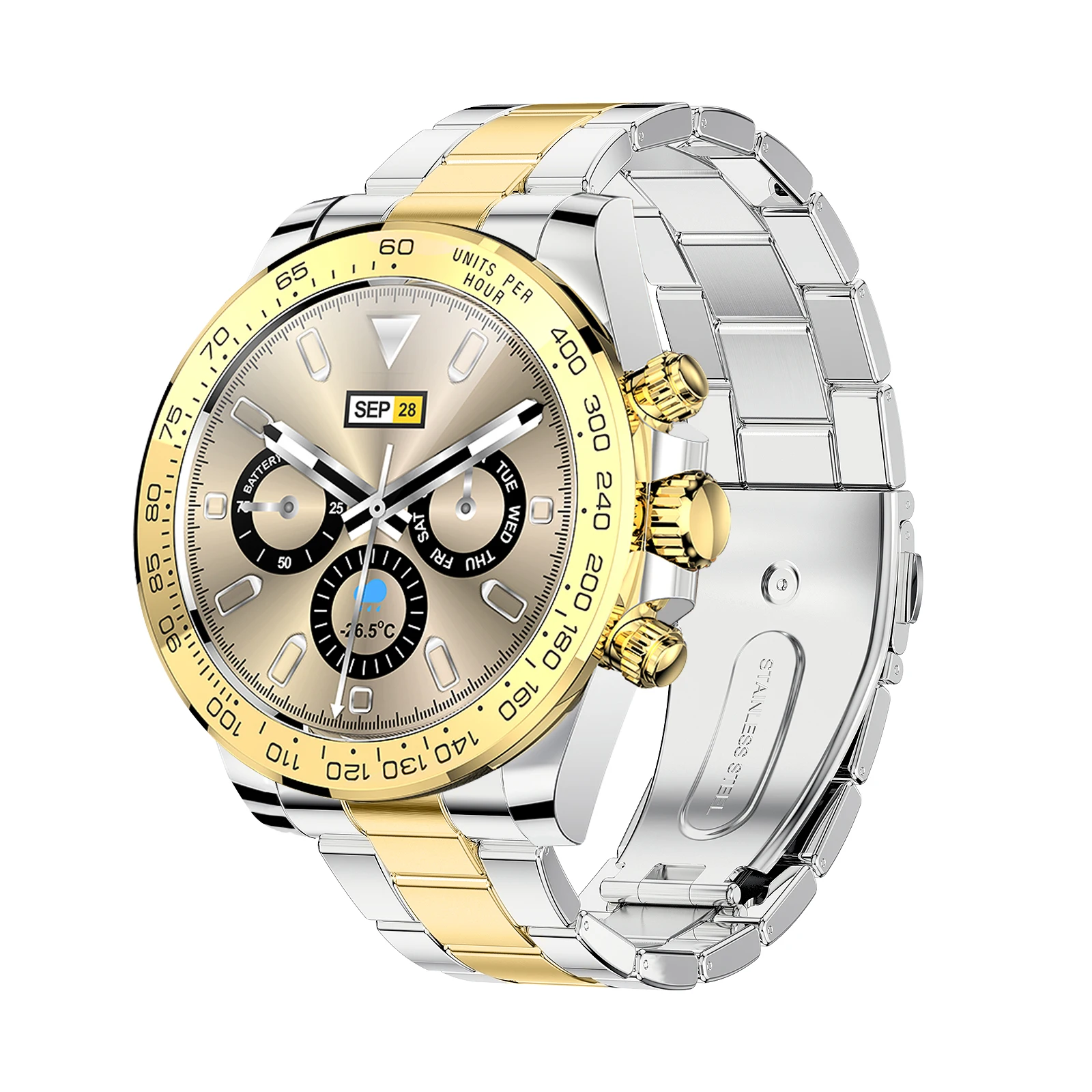 AW13 PRO Business Smart Watch with Full Touch HD Color Screen, IP68 Waterproof, Stainless Steel Case, Sports Pedometer
AW13 PRO Business Smart Watch with Full Touch HD Color Screen, IP68 Waterproof, Stainless Steel Case, Sports Pedometer