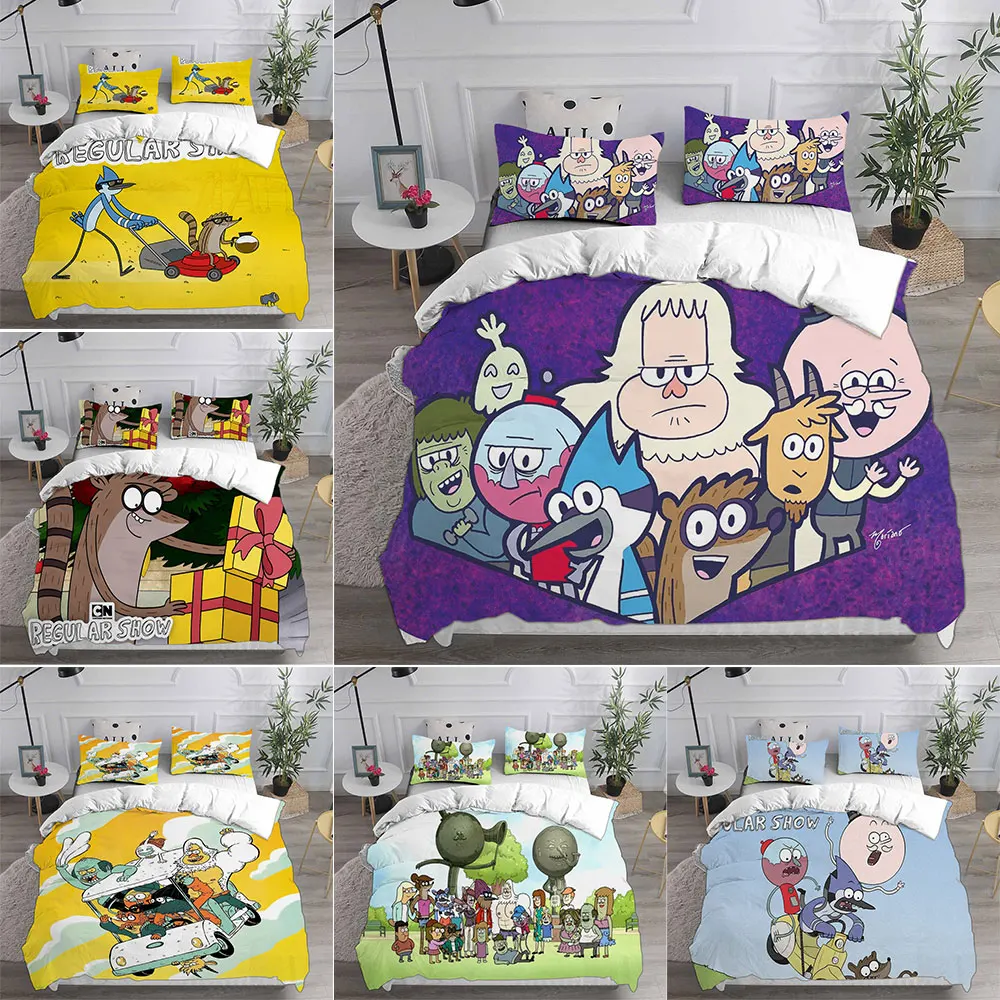 Regular Show Bedding Sets Comforter Quilt Bed Cover Duvet Cover Pillow Case 2-3 Pieces Sets Kids Adult Size
Regular Show Bedding Sets Comforter Quilt Bed Cover Duvet Cover Pillow Case 2-3 Pieces Sets Kids Adult Size
