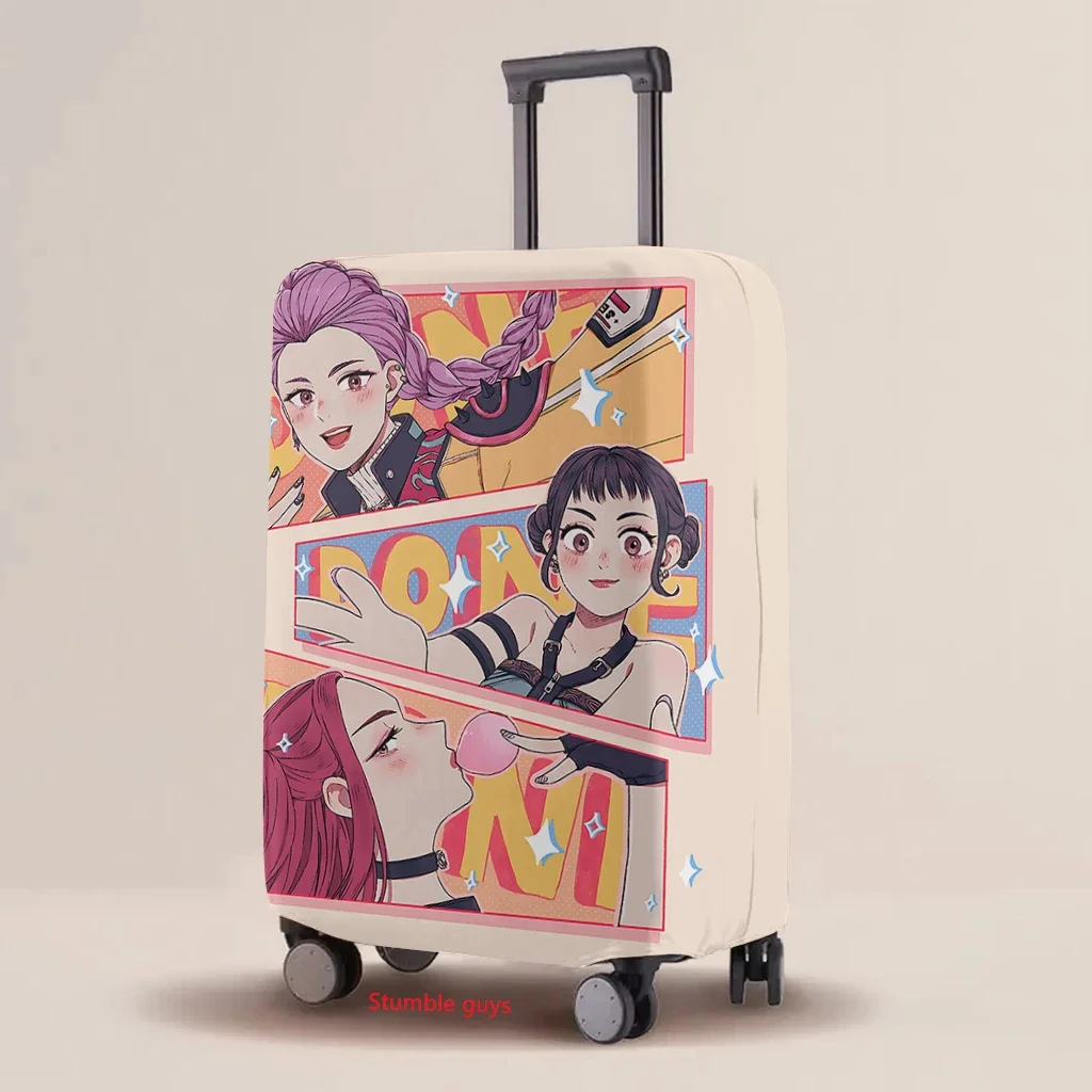 Kpop Demon Hunters мультфильм защитный чехол для багажа модный износостойкий эластичный чехол для чемодана с принтом
Kpop Demon Hunters мультфильм защитный чехол для багажа модный износостойкий эластичный чехол для чемодана с принтом 
