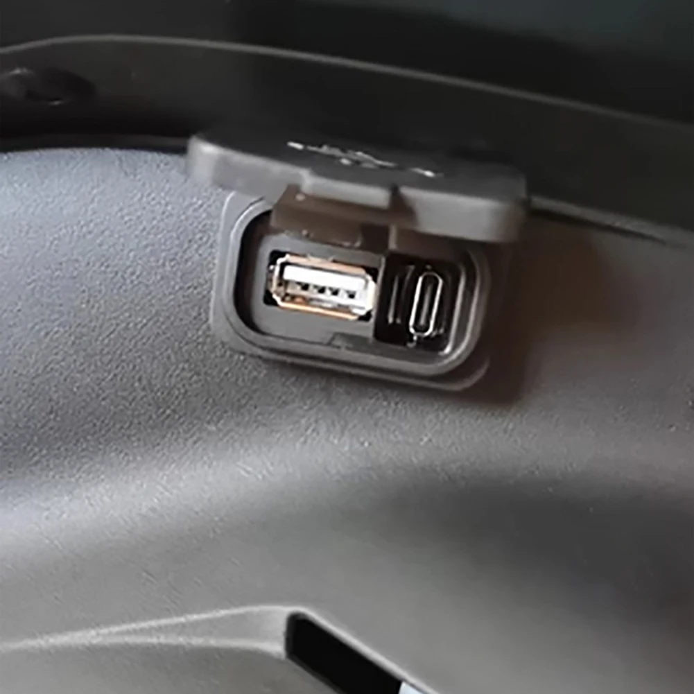 Waterproof Cover Included USB Fast Charging Socket For Spring Wind 675SR-R Motorcycle 12V Power Supply Adapter