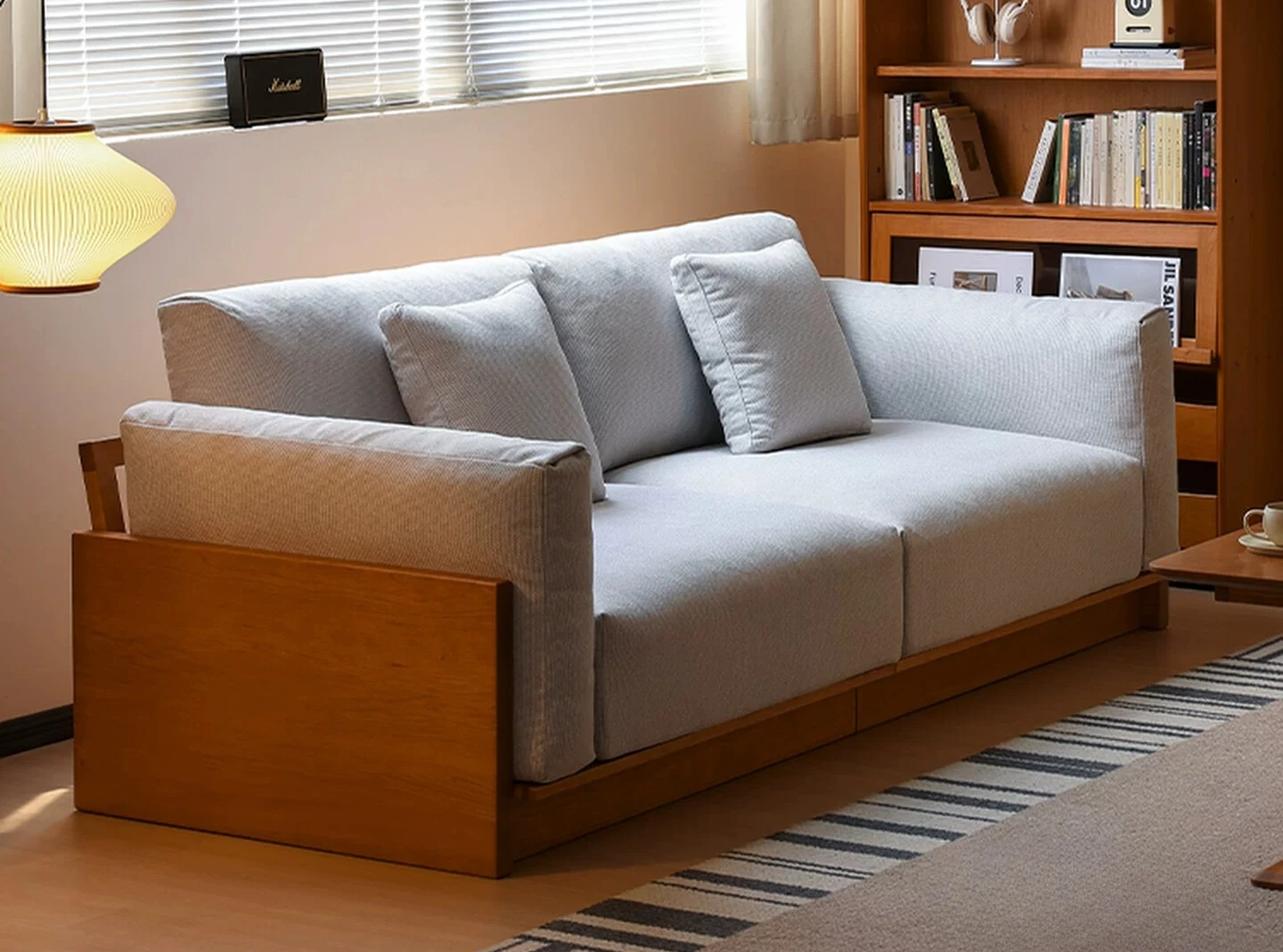 PYJ floor-to-ceiling sofa small apartment solid wood removable and washable Nordic fabric wabi sandy wind flat sofa
PYJ floor-to-ceiling sofa small apartment solid wood removable and washable Nordic fabric wabi sandy wind flat sofa