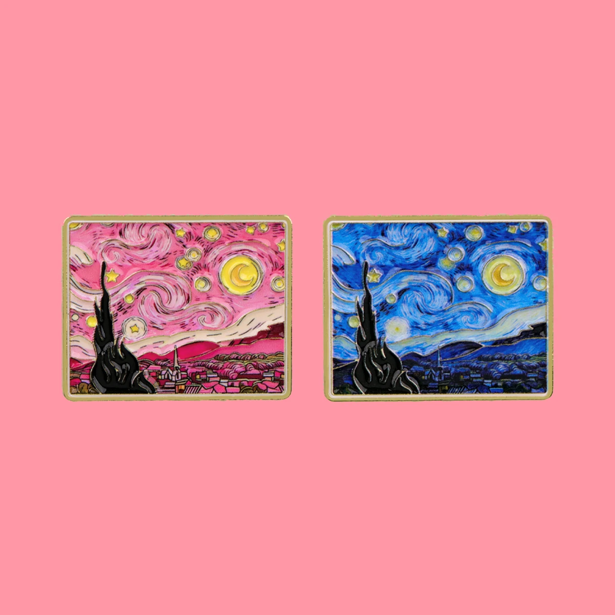 Van Gogh Starry Sky Enamel Pins Art Oil Painting Brooch Lapel Pin Badge on Backpack Clothing Accessories Fashion Jewelry Gifts
Van Gogh Starry Sky Enamel Pins Art Oil Painting Brooch Lapel Pin Badge on Backpack Clothing Accessories Fashion Jewelry Gifts