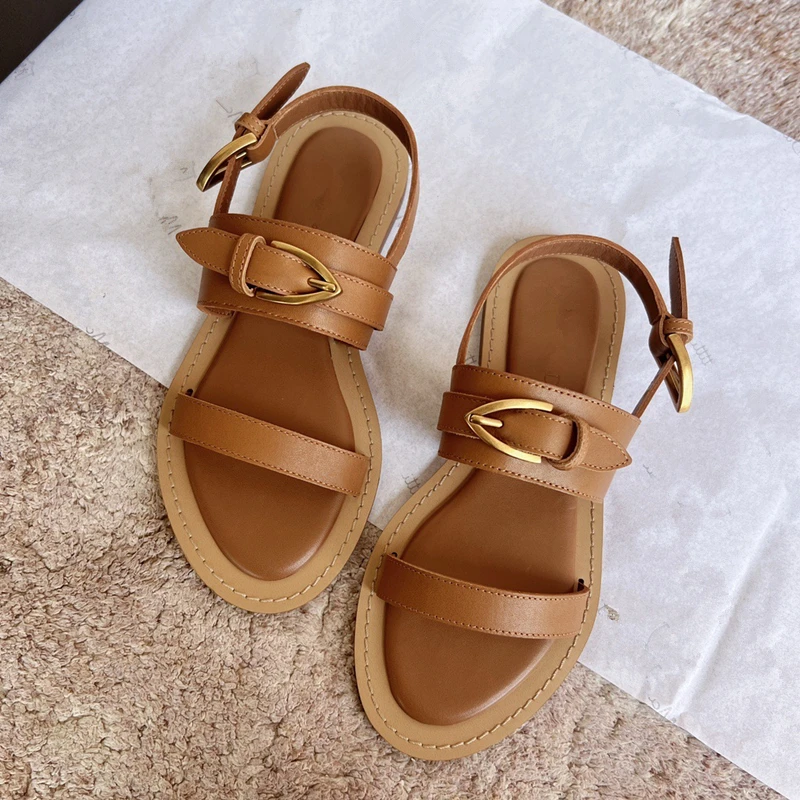 2026 Summer Sandals Women Shoes New Fashion Ladies Cowhide Sandal Retro Handmade Genuine Leather Flats Sandalias Femininas
2026 Summer Sandals Women Shoes New Fashion Ladies Cowhide Sandal Retro Handmade Genuine Leather Flats Sandalias Femininas