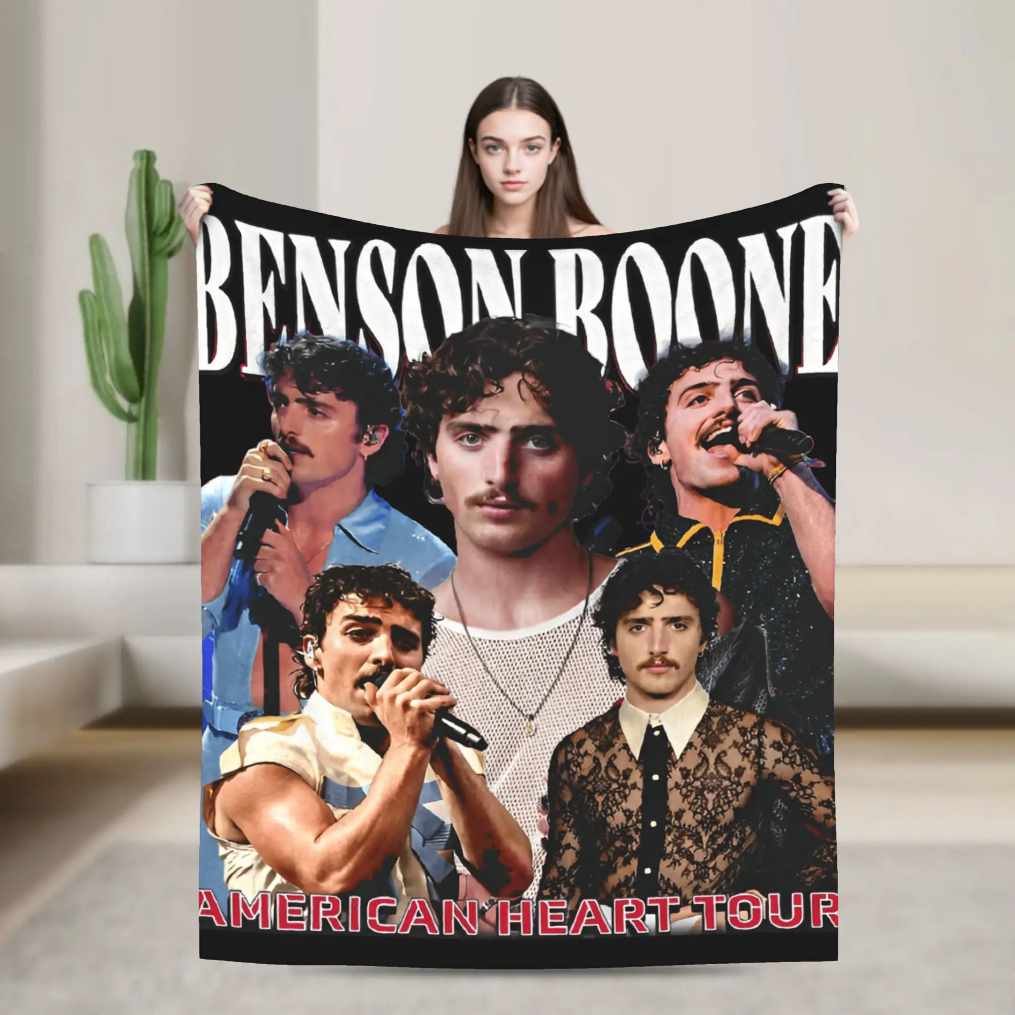 Benson Boone American Heart Tour 2025 Flannel Blankets Warm Soft Throw Blanket for Couch Chair Camping Bedspread Sofa Bed Cover
Benson Boone American Heart Tour 2025 Flannel Blankets Warm Soft Throw Blanket for Couch Chair Camping Bedspread Sofa Bed Cover