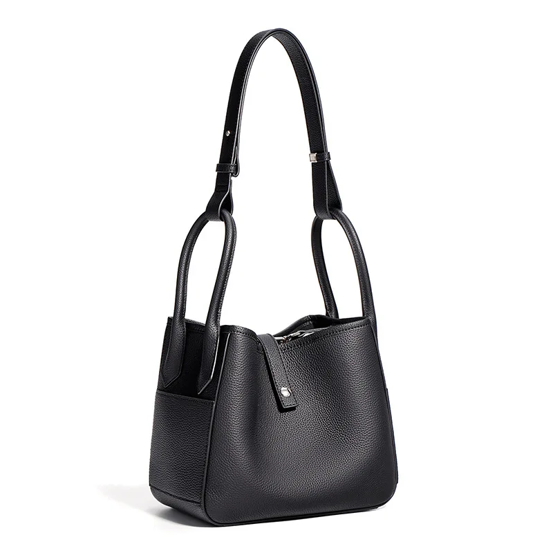 Women's Bucket Bag Handbag Layer Split Cow Leather First Layer Cowhide Basket Bag One Shoulder Crossbody Bag Fashion Women's Bag
Women's Bucket Bag Handbag Layer Split Cow Leather First Layer Cowhide Basket Bag One Shoulder Crossbody Bag Fashion Women's Bag