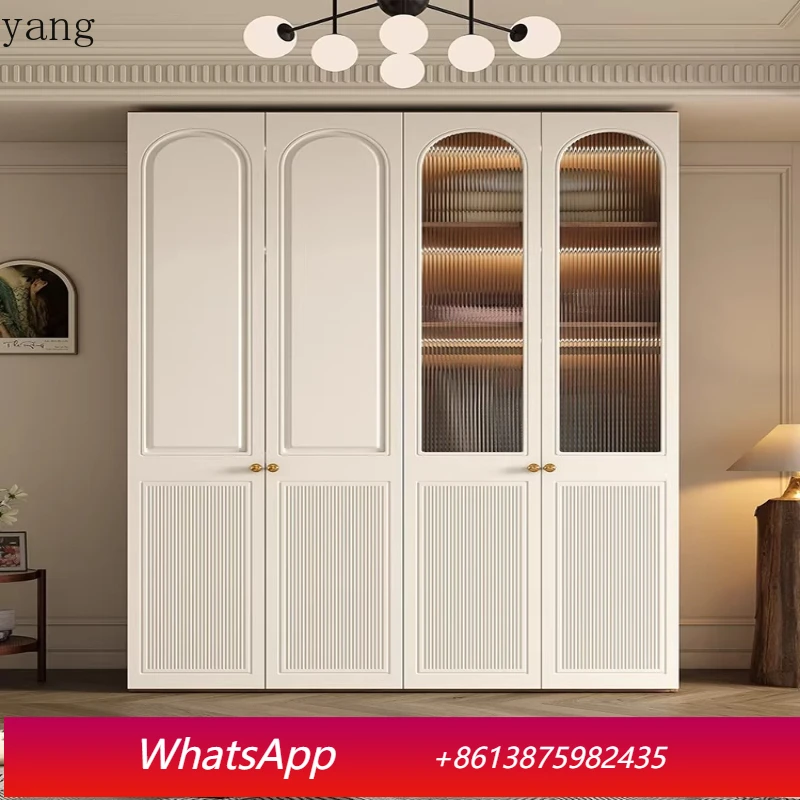 LH retro wardrobe swing door bedroom home antique glass wardrobe combination
LH retro wardrobe swing door bedroom home antique glass wardrobe combination