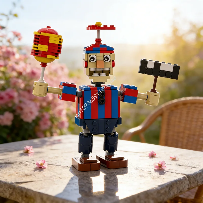 301pcs MOC Games Fnaf 2 Balloon Boy Model Building Blocks Architecture Christmas Gift Idea Education Brick Toys Birthday
301pcs MOC Games Fnaf 2 Balloon Boy Model Building Blocks Architecture Christmas Gift Idea Education Brick Toys Birthday