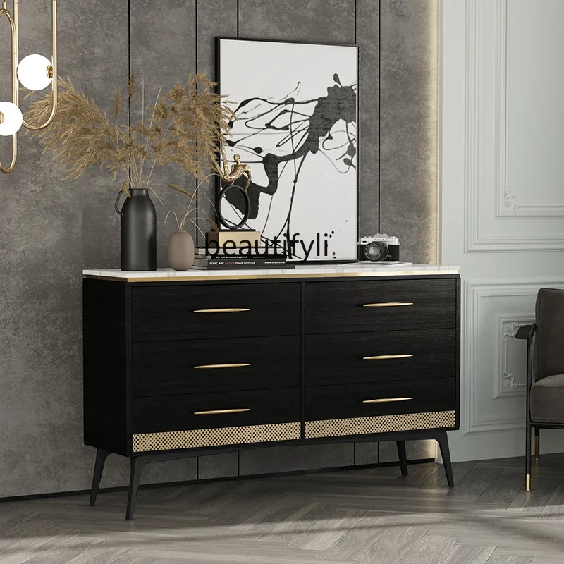 ssK178 Italian minimalist light luxury cabinet bedroom TV cabinet modern simple solid wood chest of drawers storage bucket cabin
ssK178 Italian minimalist light luxury cabinet bedroom TV cabinet modern simple solid wood chest of drawers storage bucket cabin