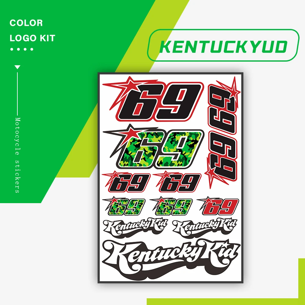 Motorcycle Reflective decals Body helmet fuel tank Fairing LOGO decoration Styling Waterproof Stickers For Nicky Hayden 69
Motorcycle Reflective decals Body helmet fuel tank Fairing LOGO decoration Styling Waterproof Stickers For Nicky Hayden 69