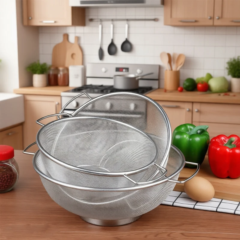 Stainless Steel Round Hole Basket Fruit Drain Rice Mesh Sifter Colander Strainer Sieve Rice Food Basket Cleaning For Kitchen
Stainless Steel Round Hole Basket Fruit Drain Rice Mesh Sifter Colander Strainer Sieve Rice Food Basket Cleaning For Kitchen