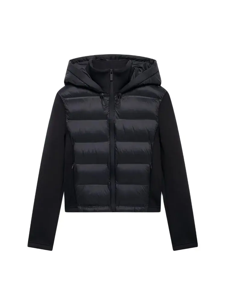 Hooded Patchwork Padded Jacket Coat With Pockets For Women, Long Sleeve, Front Zipper, Female Outerwear, Chic Tops, Fashion
Hooded Patchwork Padded Jacket Coat With Pockets For Women, Long Sleeve, Front Zipper, Female Outerwear, Chic Tops, Fashion