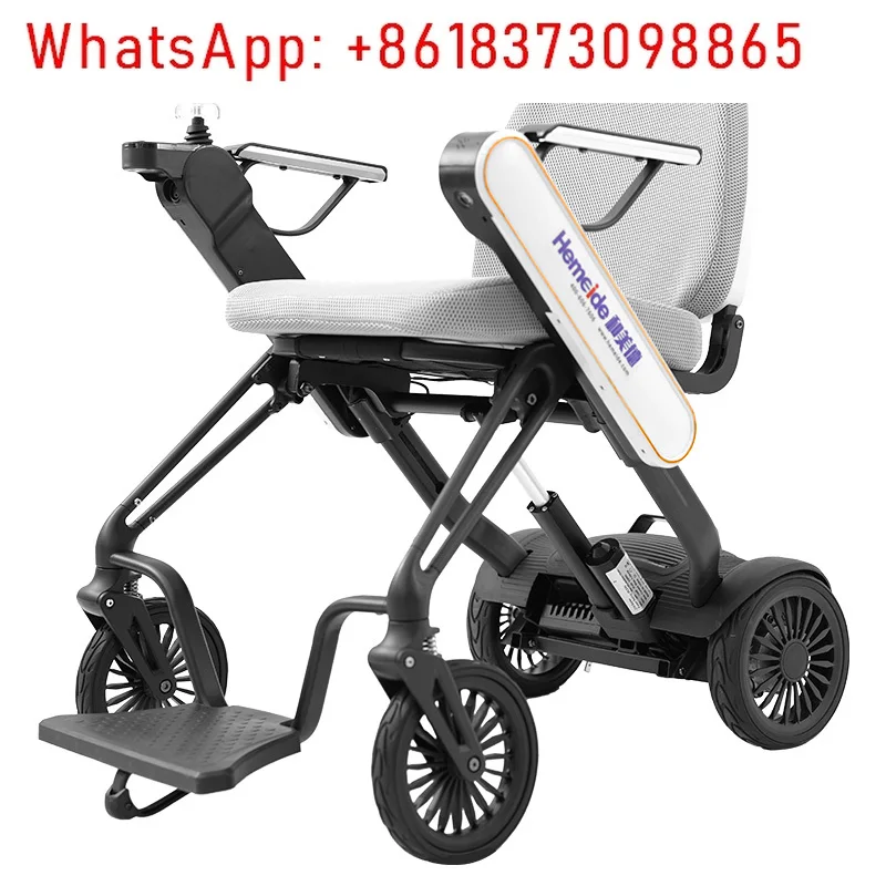 Electric wheelchair, intelligent folding, fully automatic, elderly specific four-wheel mobility scooter for disabled people
Electric wheelchair, intelligent folding, fully automatic, elderly specific four-wheel mobility scooter for disabled people