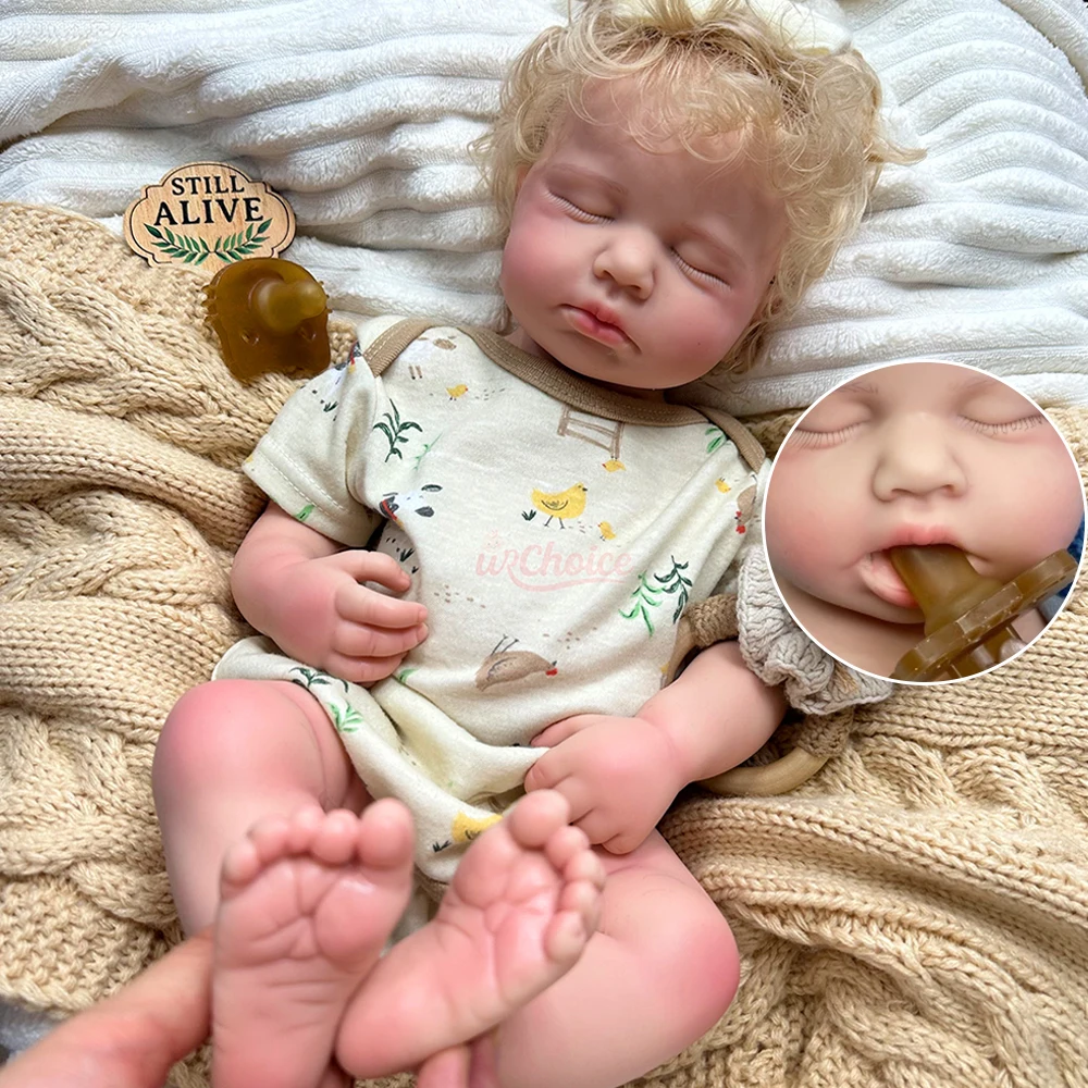 50cm Can Open Mouth Doll Full Silicone Reborn Baby with Rooted Hair Realistic Exquisite Texture Details Doll for Adult Collector
50cm Can Open Mouth Doll Full Silicone Reborn Baby with Rooted Hair Realistic Exquisite Texture Details Doll for Adult Collector