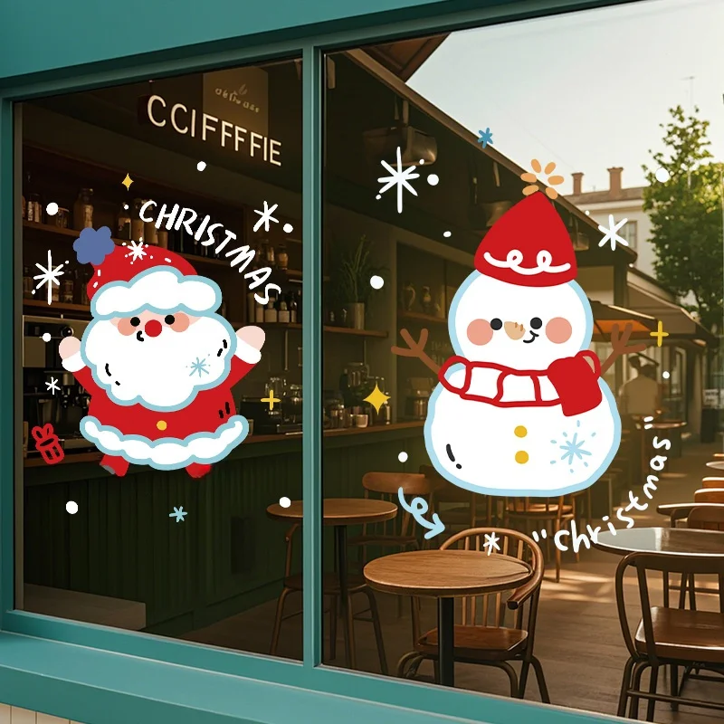 Christmas Decorations Static Cling Glass Stickers Snowman Tree Door Window Scene Atmosphere Arrangement PVC Material Customiz...
Christmas Decorations Static Cling Glass Stickers Snowman Tree Door Window Scene Atmosphere Arrangement PVC Material Customiz...