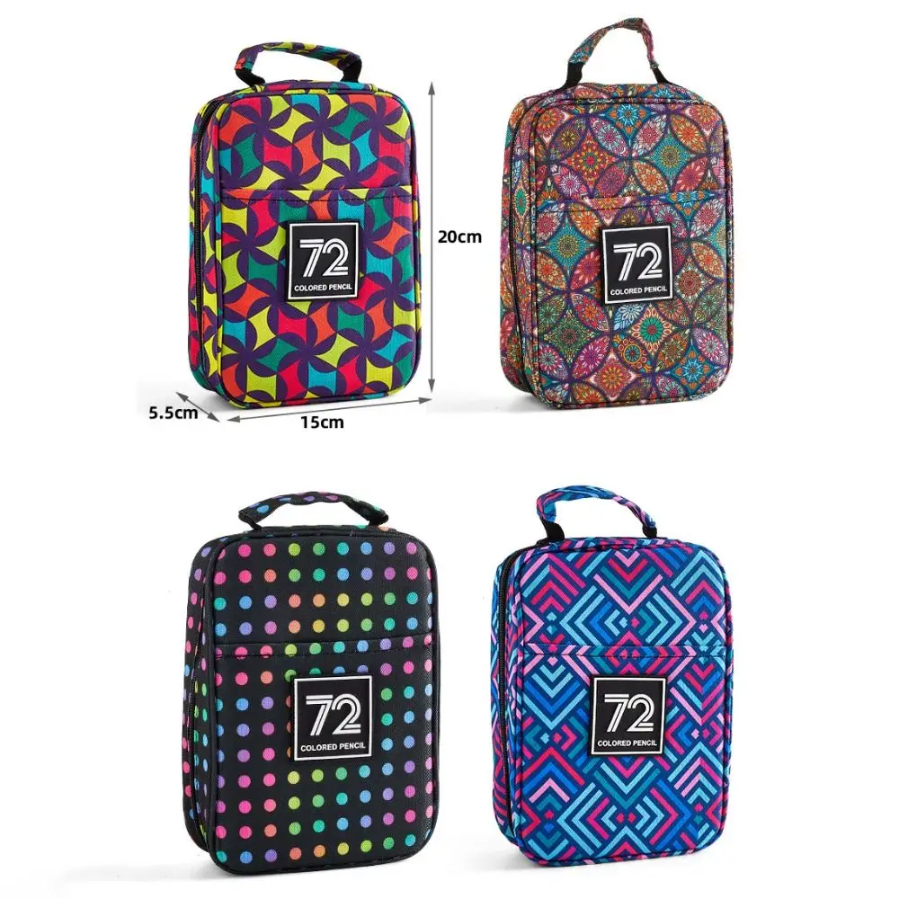 Сумка для переноски на молнии с 72 слотами, многослойный держатель большой емкости, цветной пенал для хранения, удобная упаковка, ткань Оксфорд
Сумка для переноски на молнии с 72 слотами, многослойный держатель большой емкости, цветной пенал для хранения, удобная упаковка, ткань Оксфорд