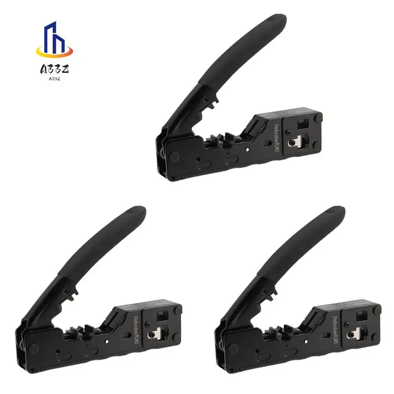 A33Z-3X Cat5 Cat6 Cat7 Проходной щипцы для сетевых разъемов RJ45 RJ12 RJ11 Модульные вилки Ethernet-кабели Инструмент для обжима EZ
A33Z-3X Cat5 Cat6 Cat7 Проходной щипцы для сетевых разъемов RJ45 RJ12 RJ11 Модульные вилки Ethernet-кабели Инструмент для обжима EZ